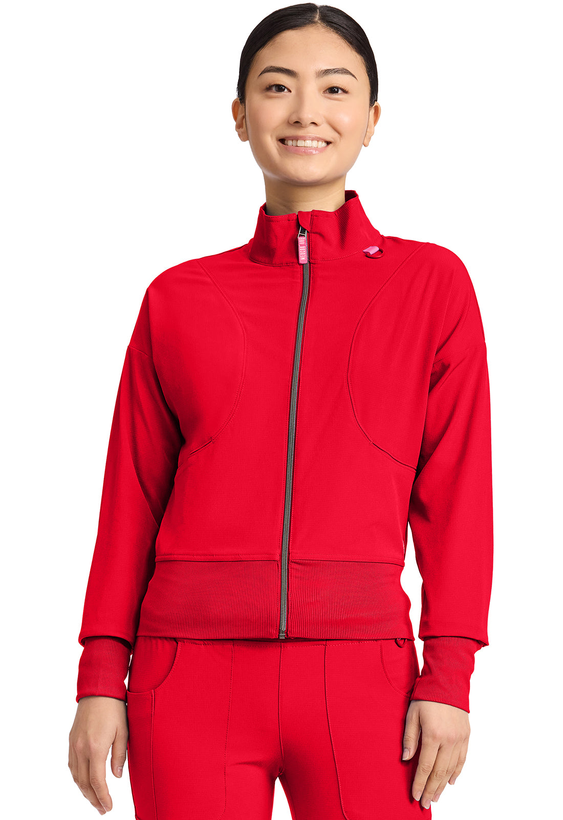 AMP MC303 Women's Cropped Warm Up Jacket Solar Flare