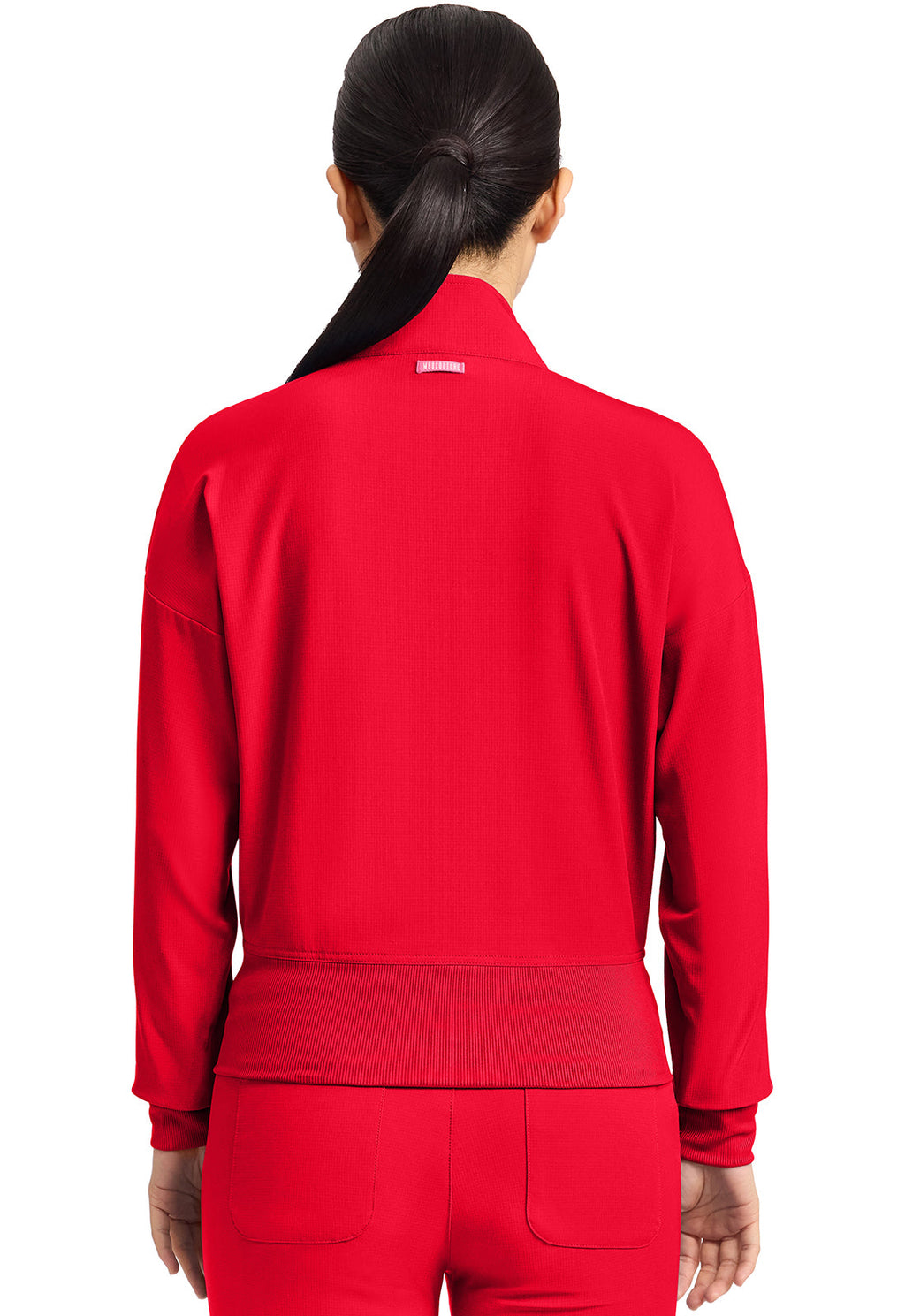 AMP MC303 Women's Cropped Warm Up Jacket Solar Flare