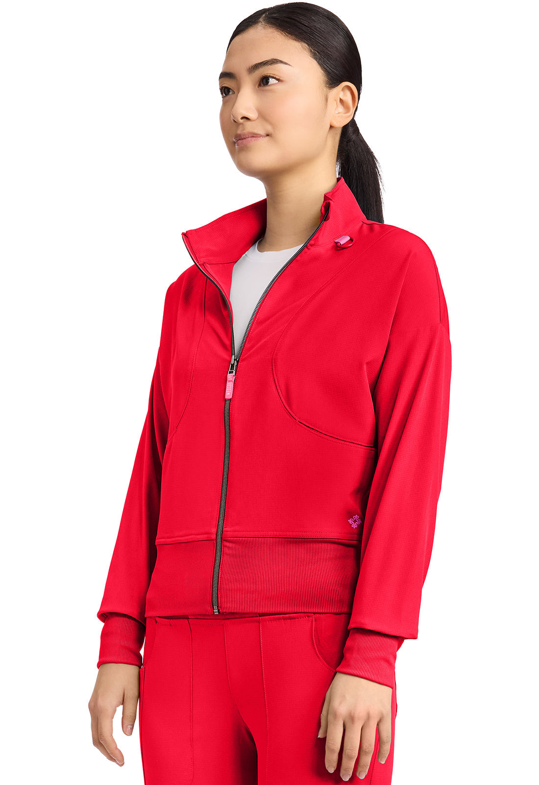 Amp MC303 Women's Women's Cropped Warm Up Jacket Solar Flare