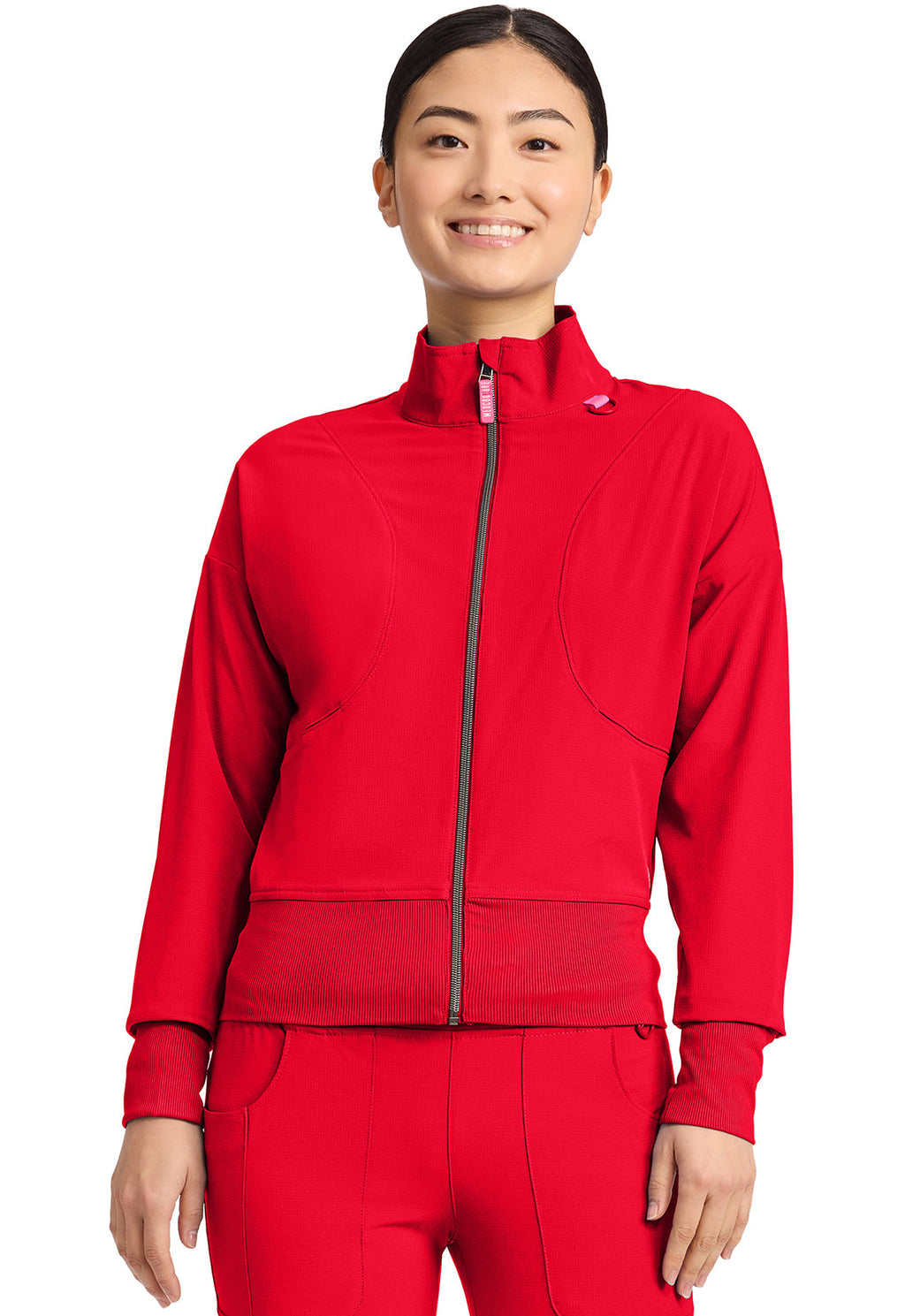 Amp MC303 Women's Women's Cropped Warm Up Jacket Solar Flare