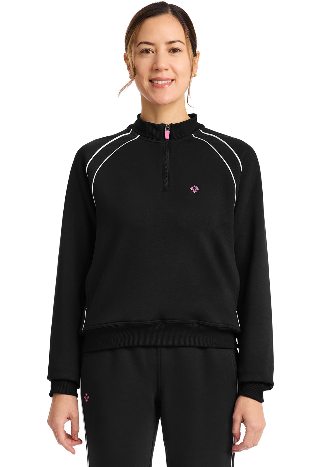 AMP MC328 Scuba Half Zip Jacket Black