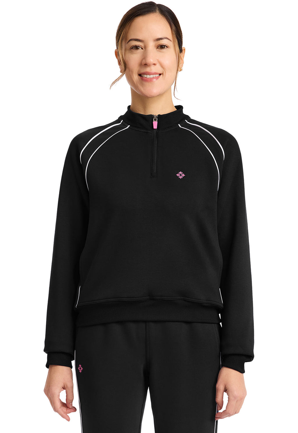 AMP MC328 Scuba Half Zip Jacket Black