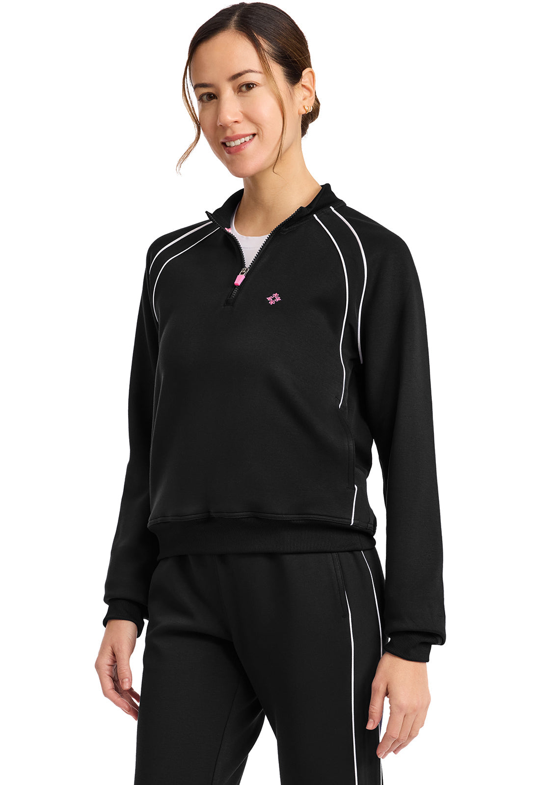 AMP MC328 Scuba Half Zip Jacket Black