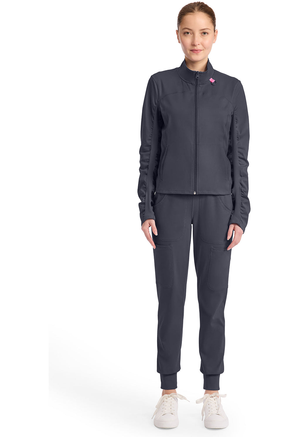 AMP Knit MC350 Warm Up Jacket Pewter