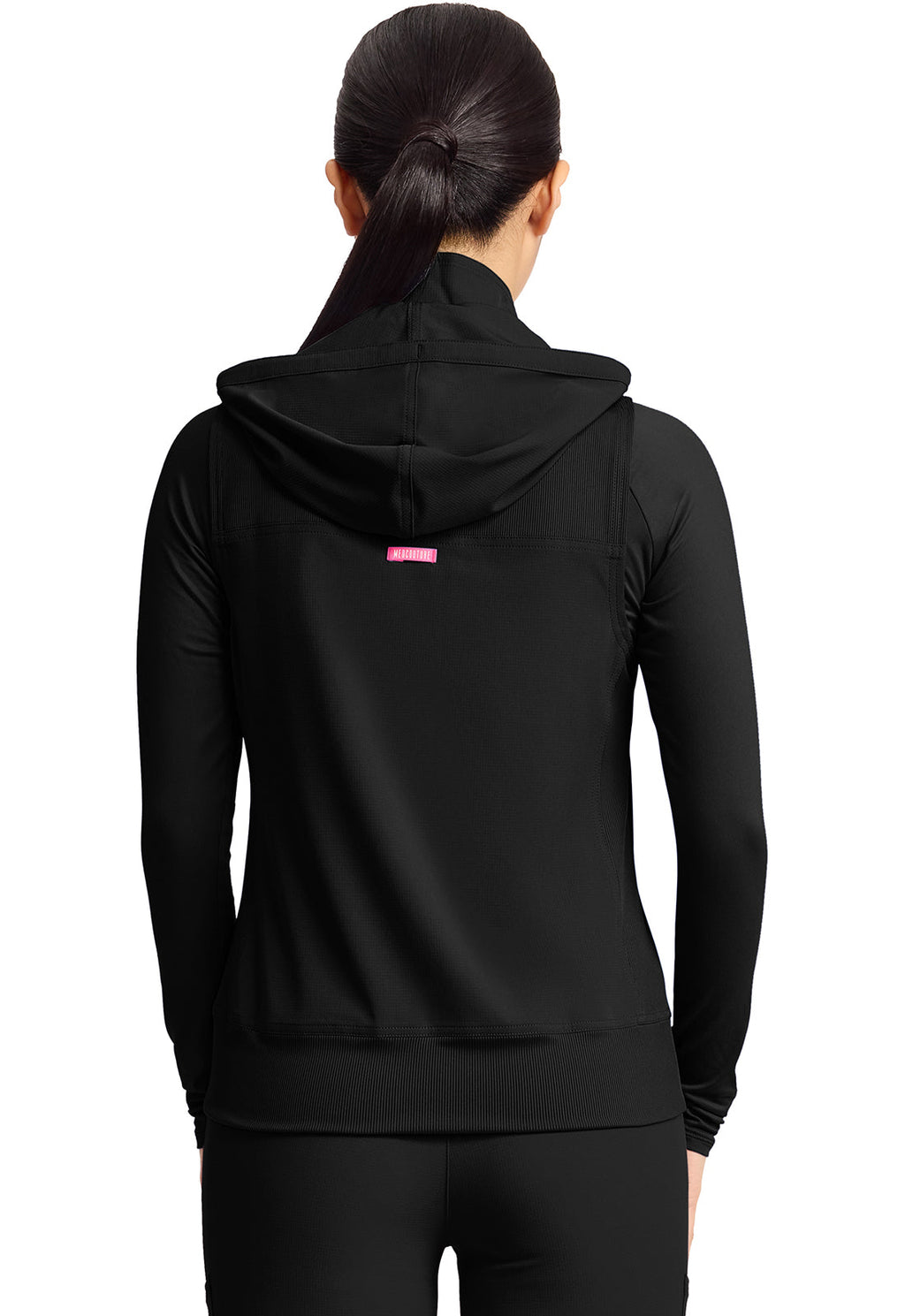 AMP MC500 Women's 4-Pocket Zip Front Vest Black