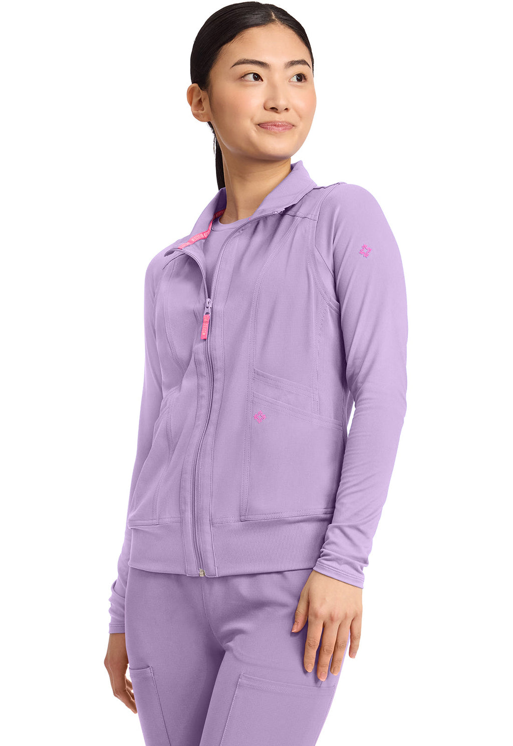 AMP MC500 Women's 4-Pocket Zip Front Vest Digital Lavender
