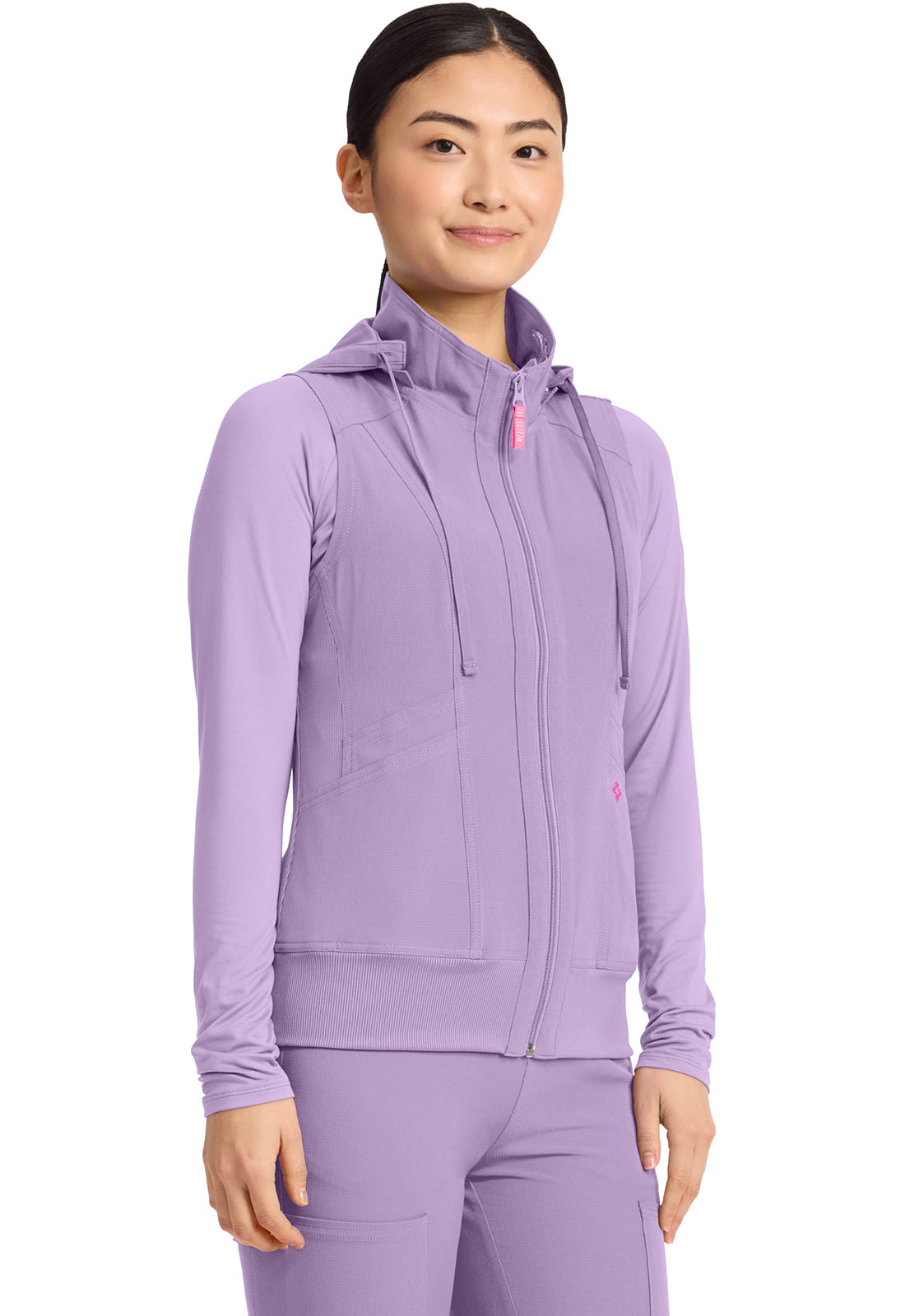 AMP MC500 Women's 4-Pocket Zip Front Vest Digital Lavender
