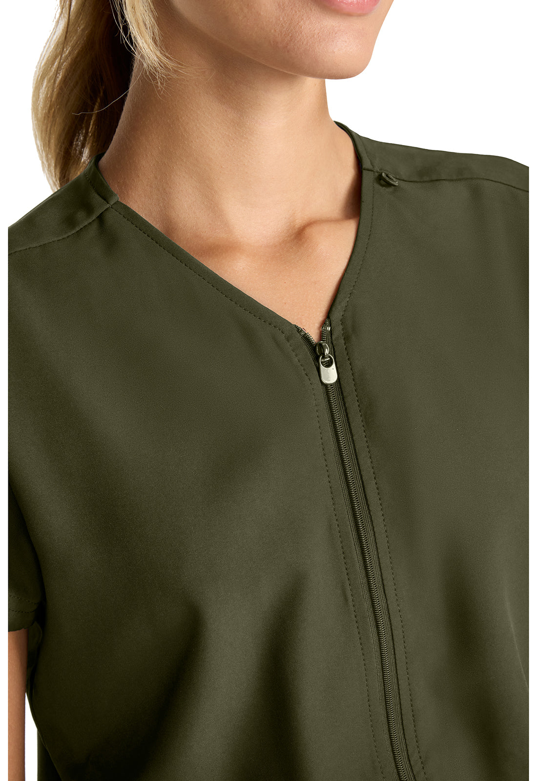 Insight MC510 Women's Zip Front Jumpsuit Olive