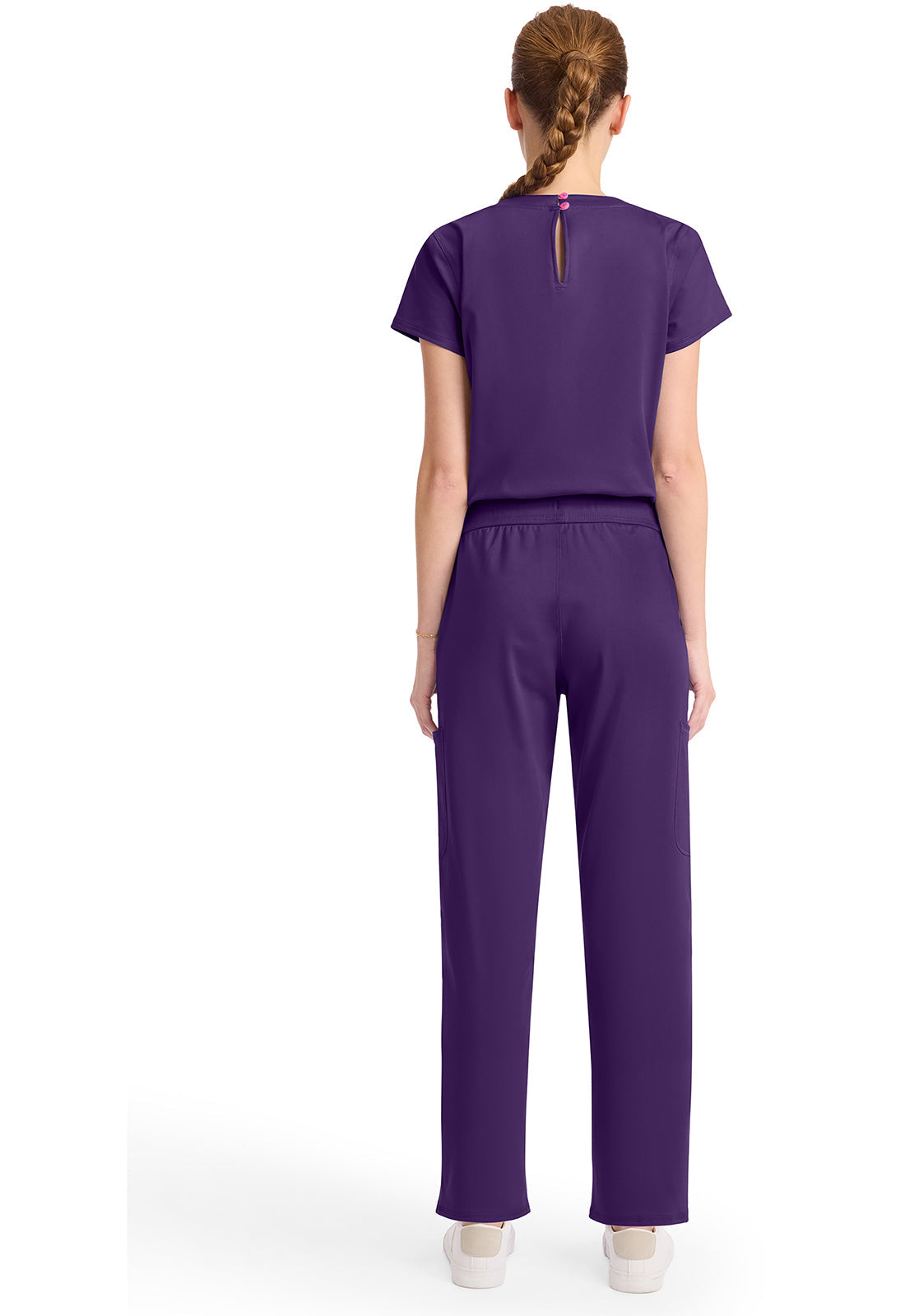 AMP Knit MC550 V-Neck Jumpsuit Galactic Purple