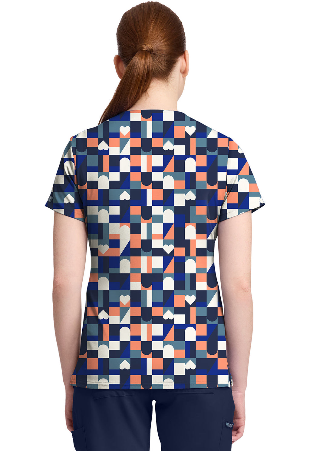 Prints MC632 Print V-Neck Top Board Game