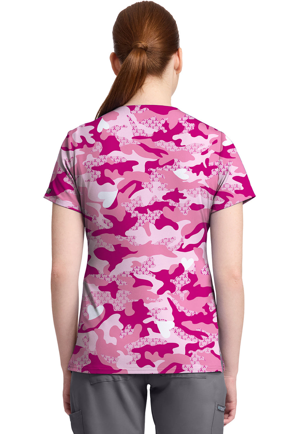 Prints MC632 Print V-Neck Top Fierce Fighter