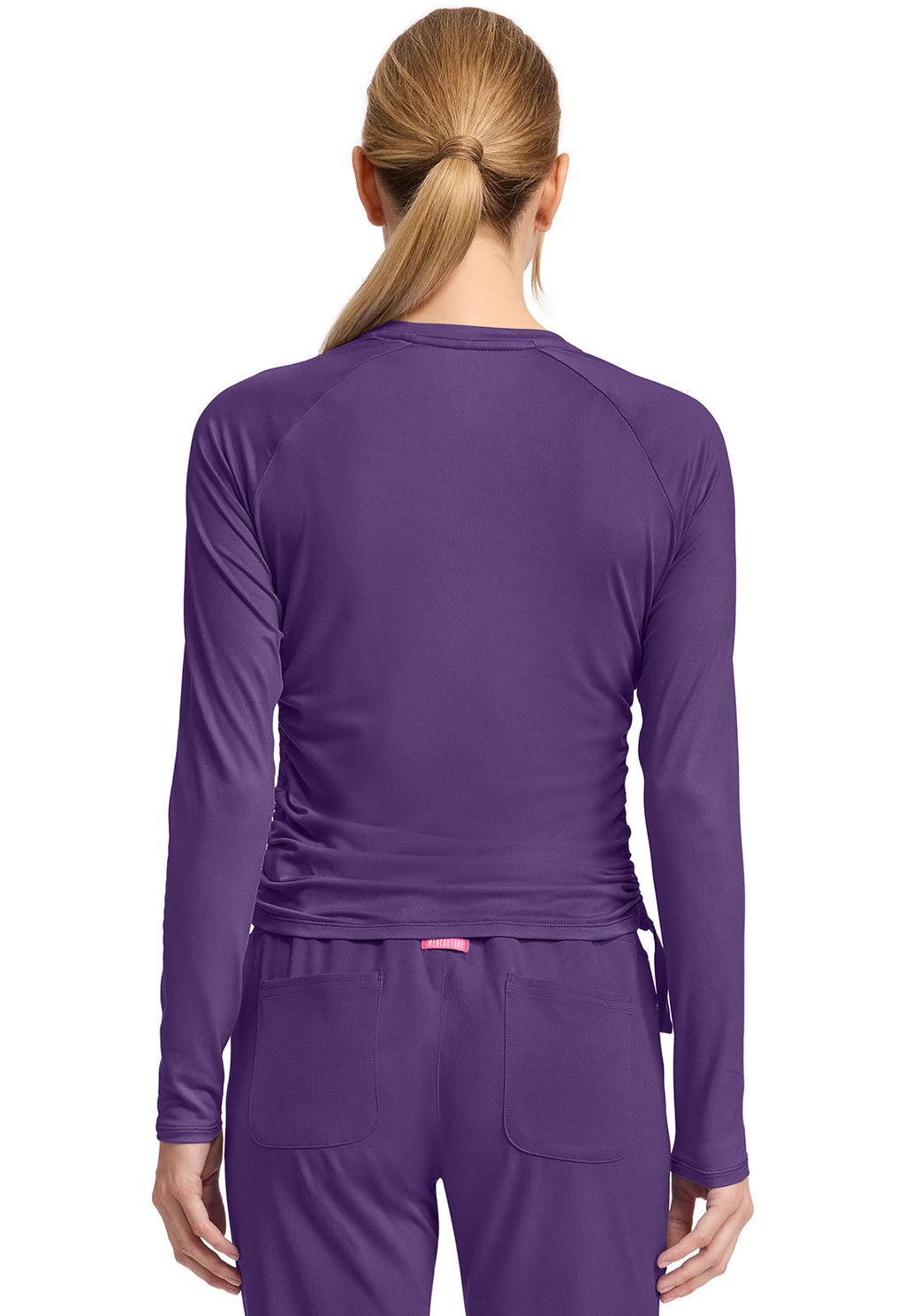 Layers MC700 Long Sleeve Ruched Underscrub Galactic Purple