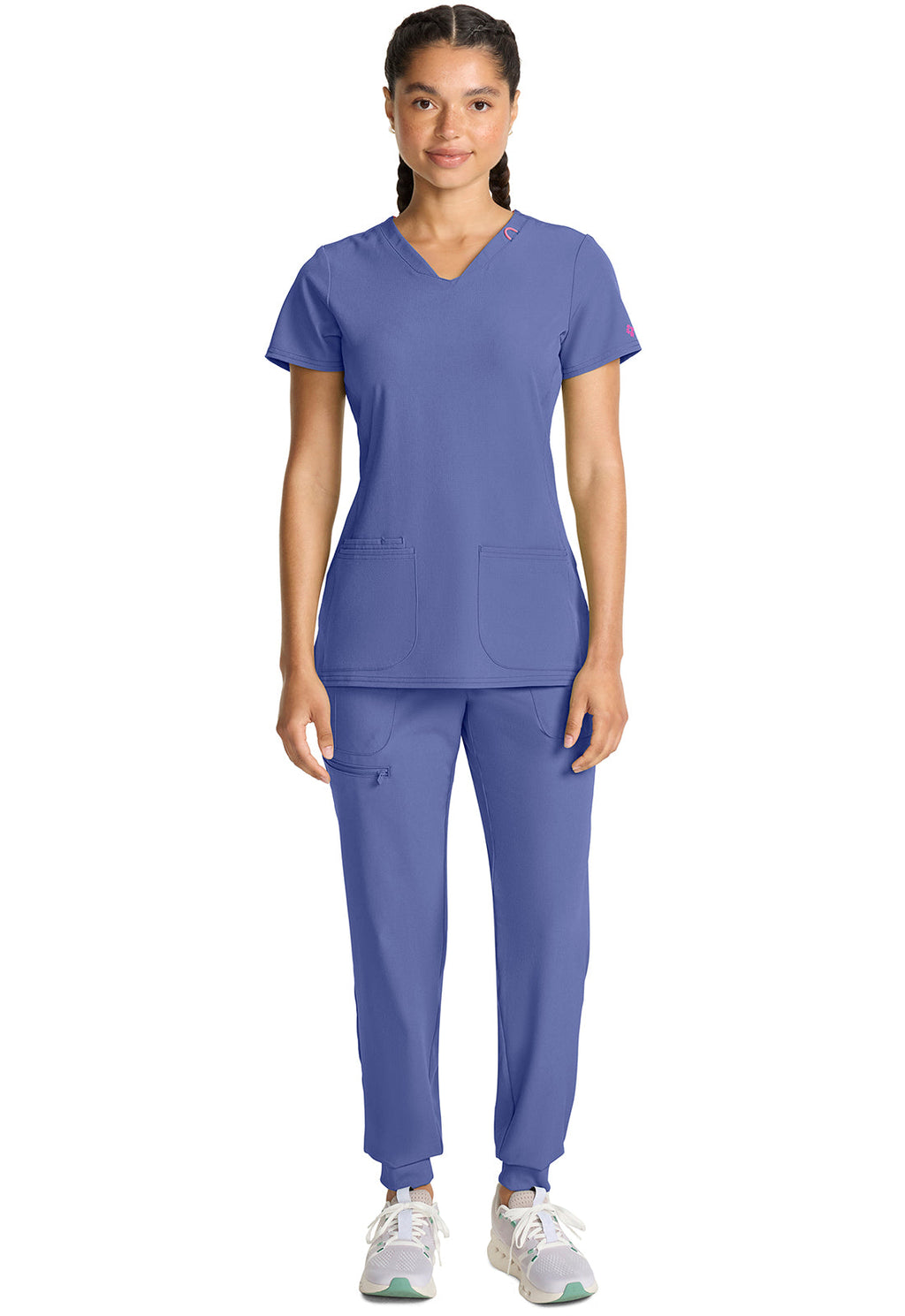 AMP MC702 V-Neck Top Ciel Image