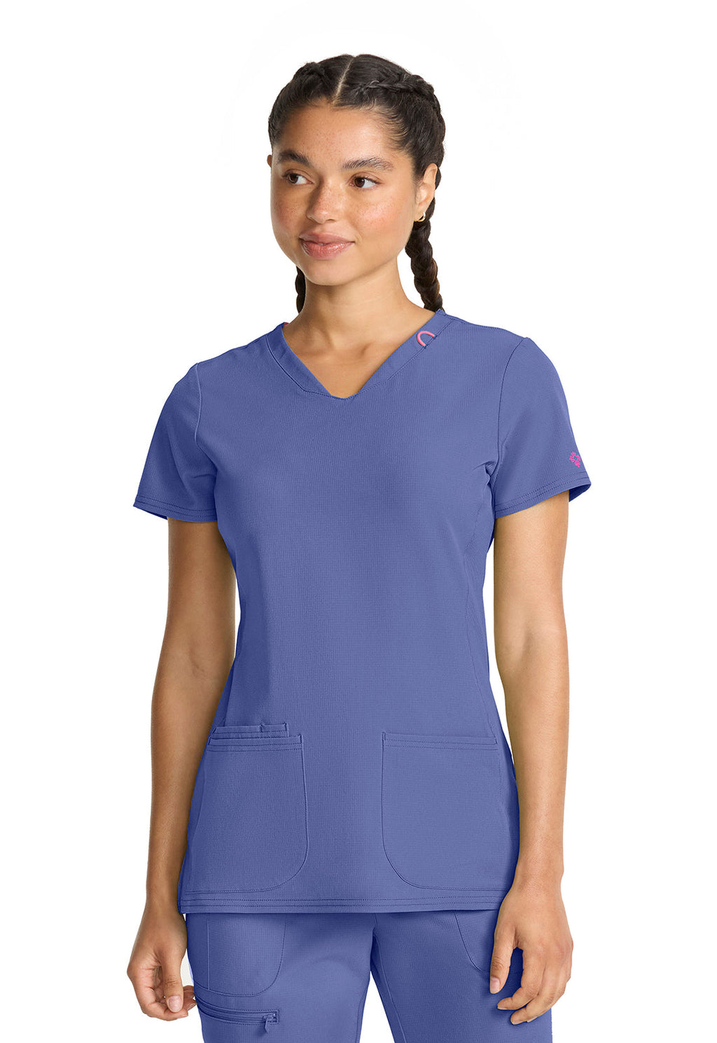 AMP MC702 V-Neck Top Ciel