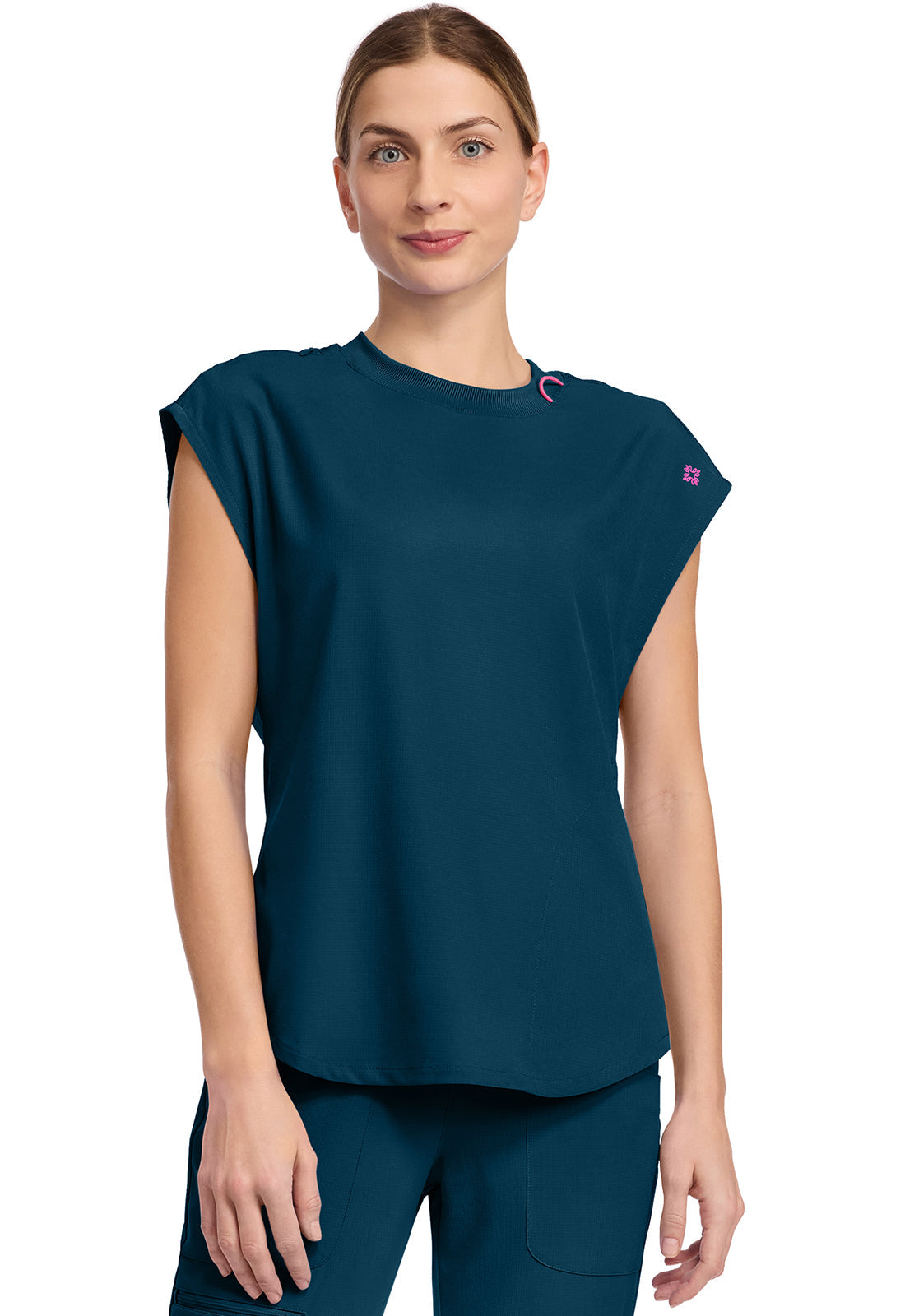 AMP MC703 Round Neck Tuckable Top Caribbean