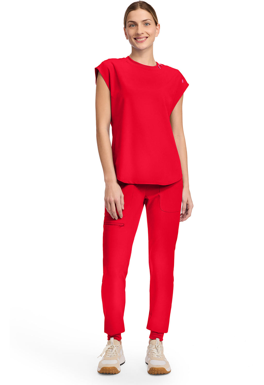 AMP MC703 Round Neck Tuckable Top Solar Flare