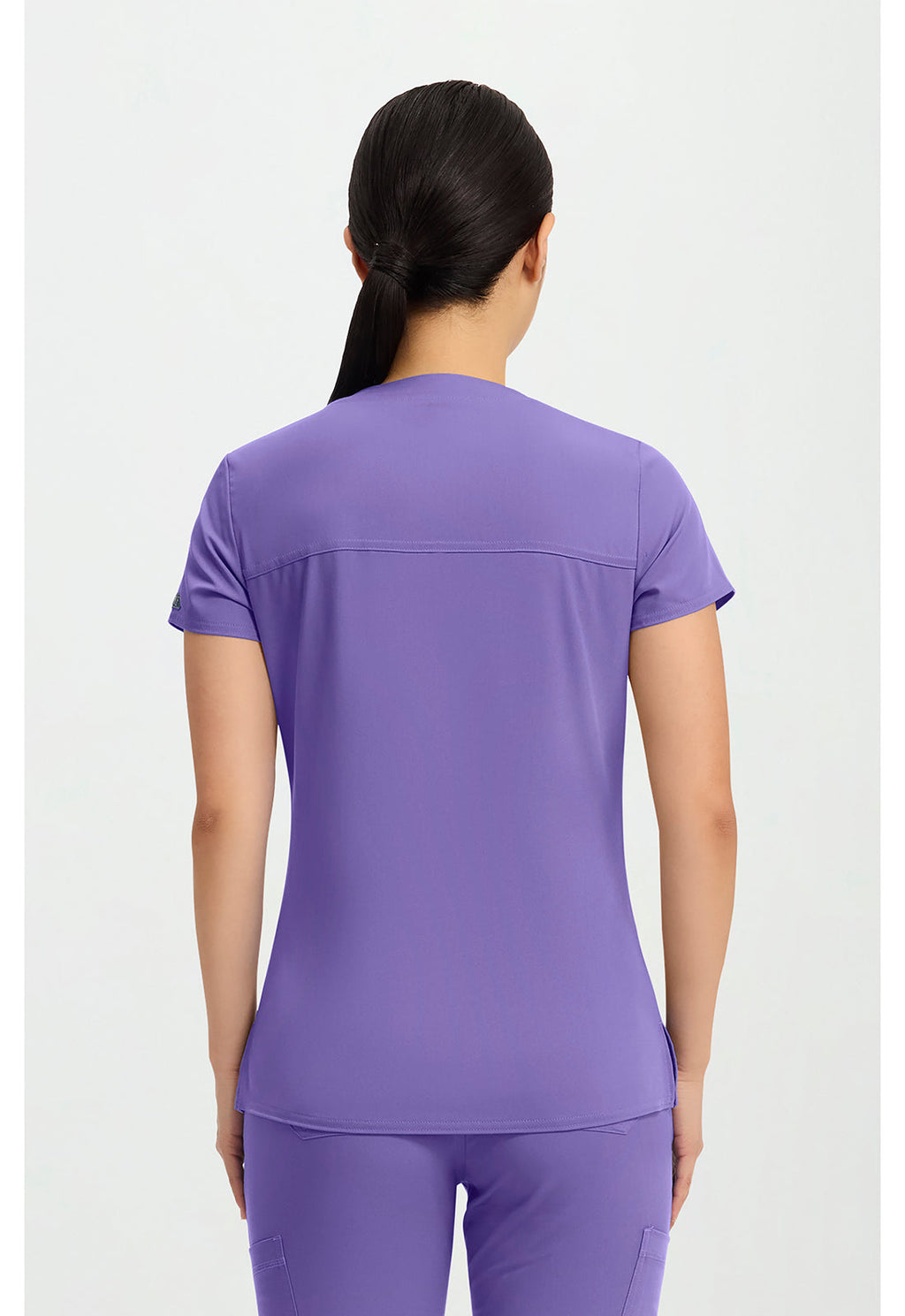 Touch MC7448 Women's V-Neck Tuck In Electric Lavender
