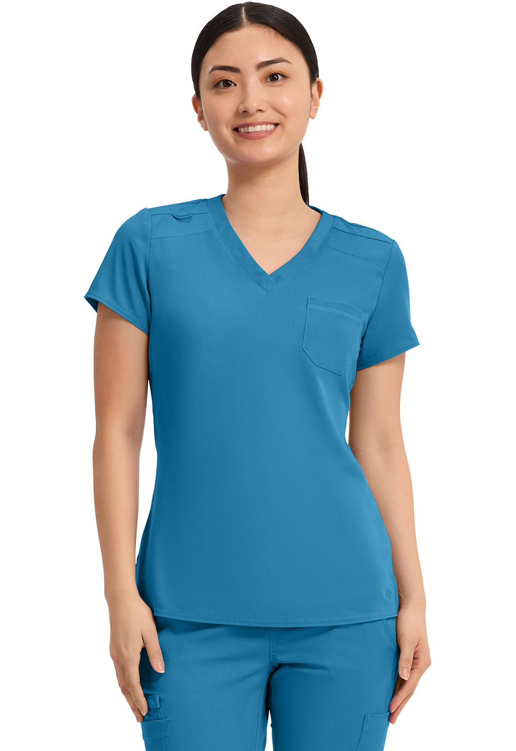 Touch MC7448 V-Neck Tuck In Mali-Blue Shore