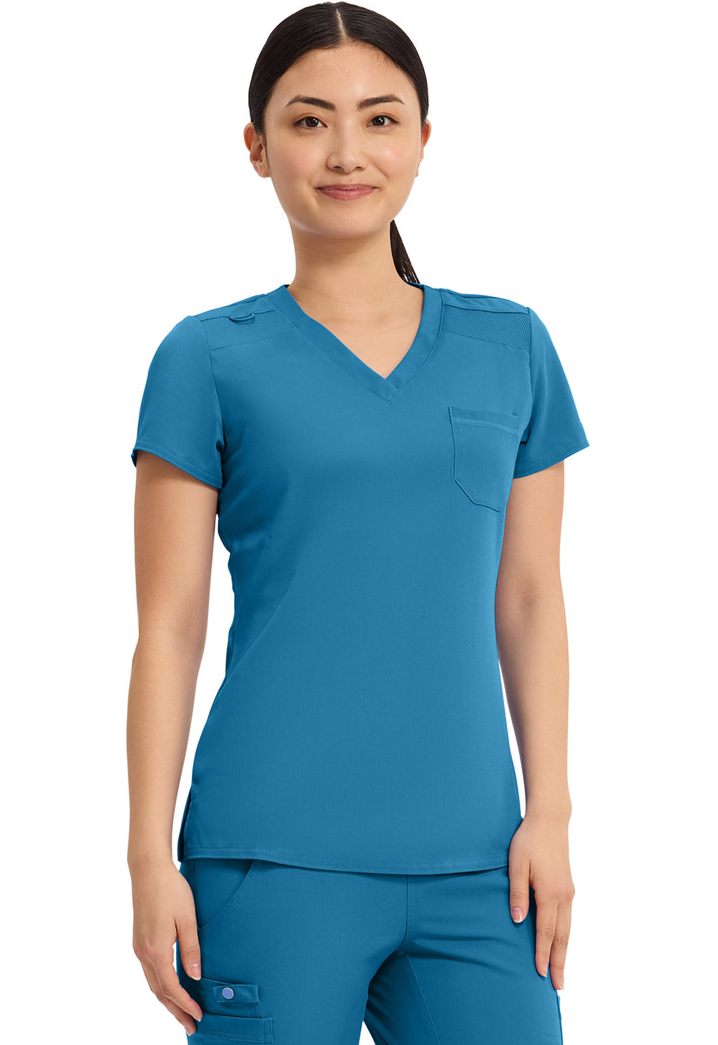 Touch MC7448 V-Neck Tuck In Mali-Blue Shore