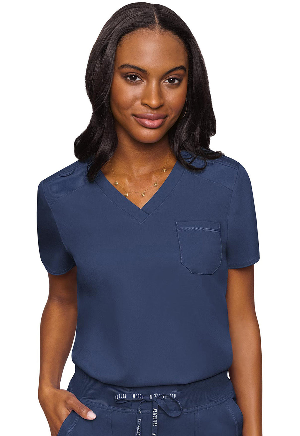 Touch MC7448 V-Neck Tuck In Navy