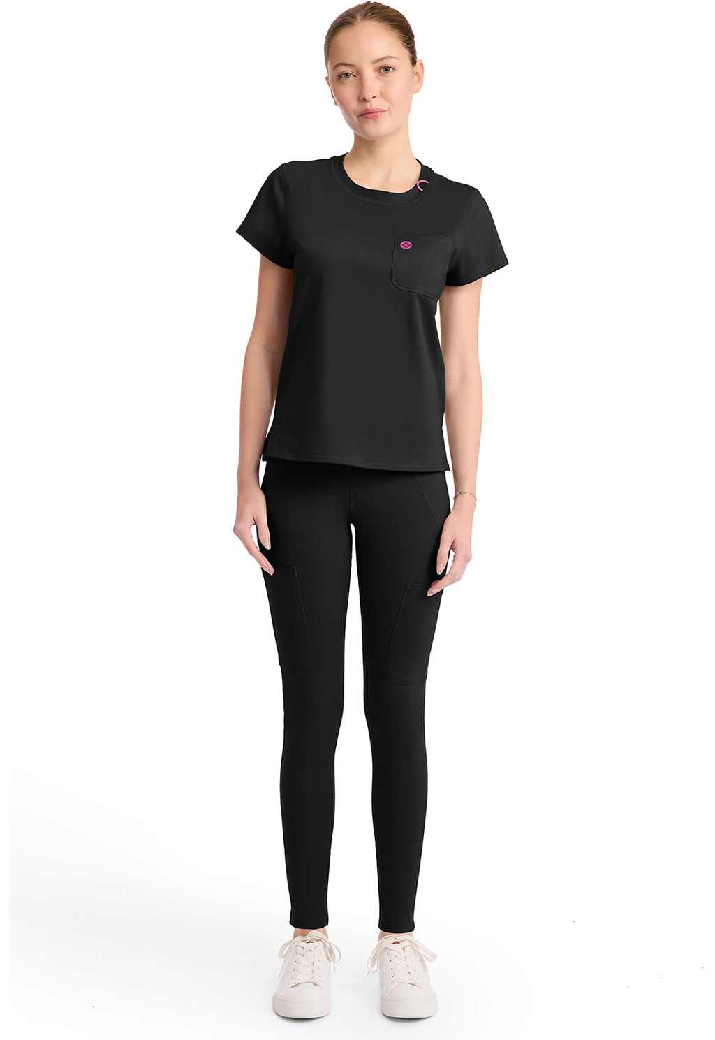 AMP Knit MC751 Crew Neck Tee Black