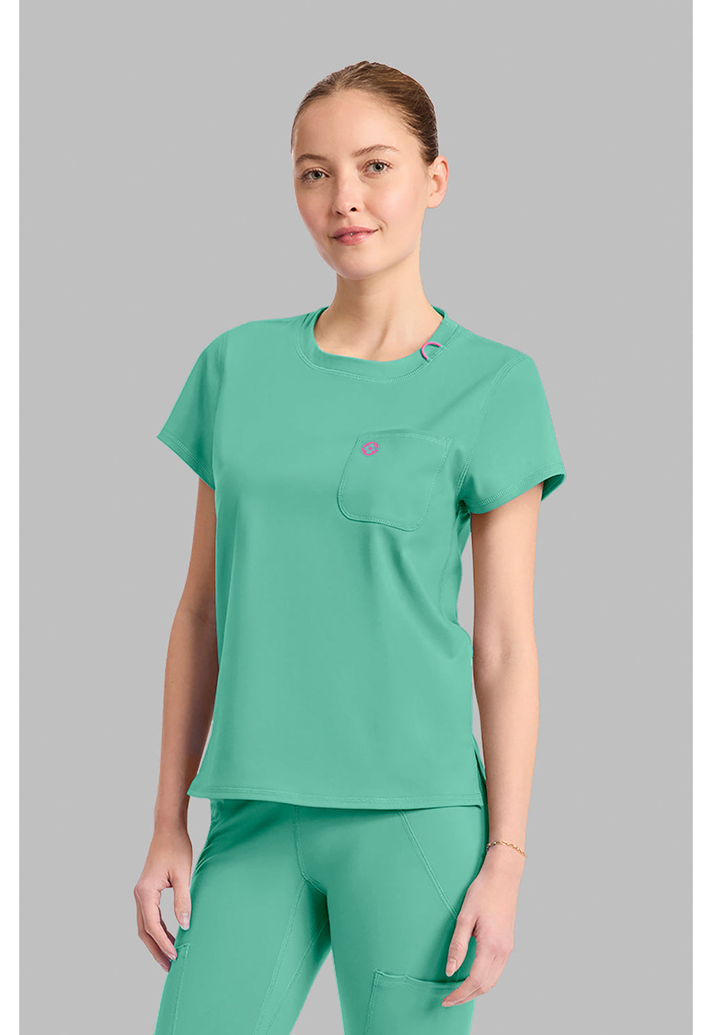 Amp Knit MC751 Women's Crew Neck Tee Mint Condition