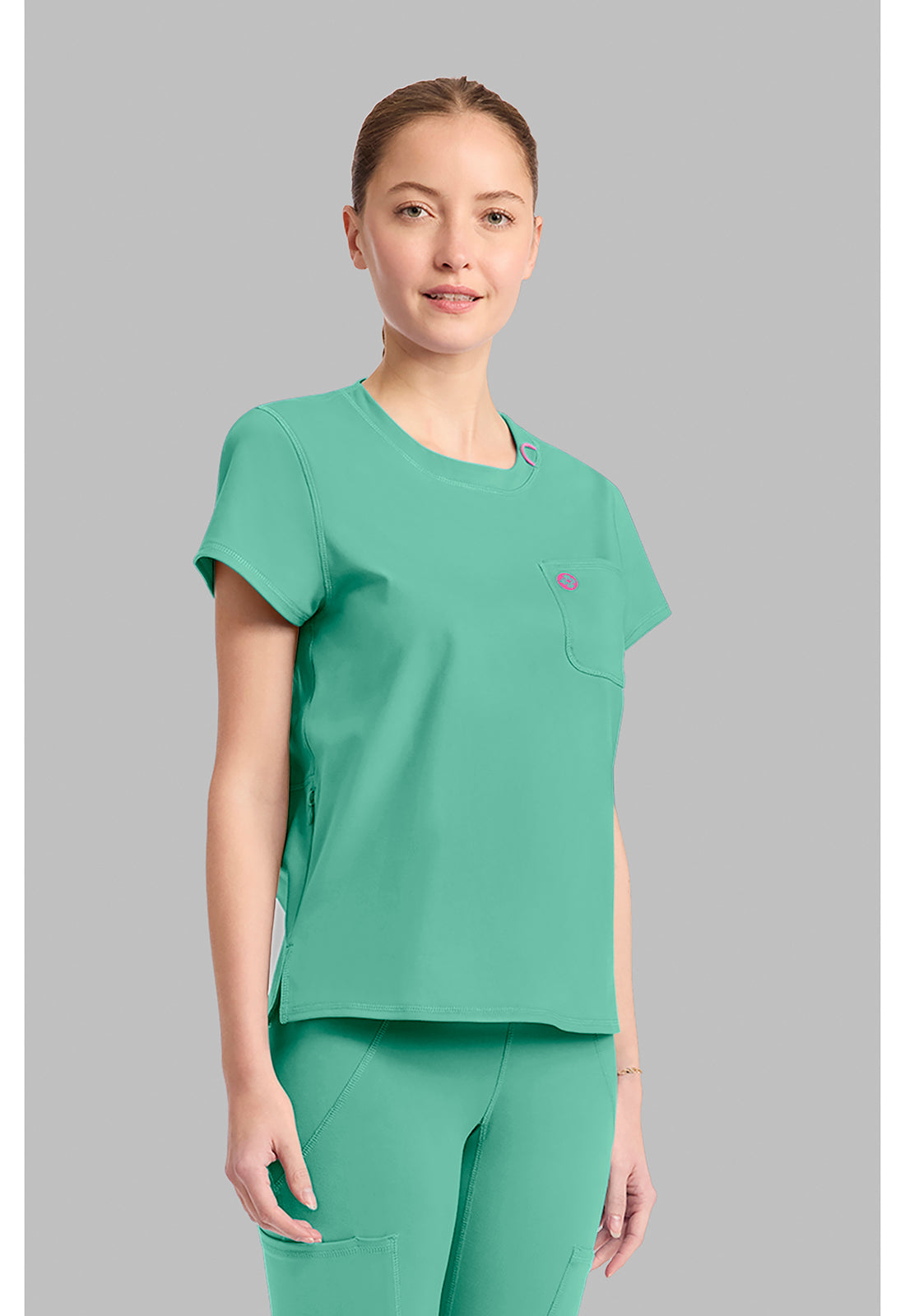 Amp Knit MC751 Women's Crew Neck Tee Mint Condition
