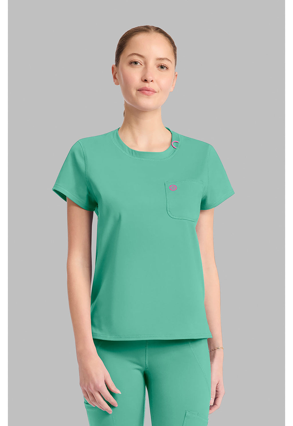Amp Knit MC751 Women's Crew Neck Tee Mint Condition