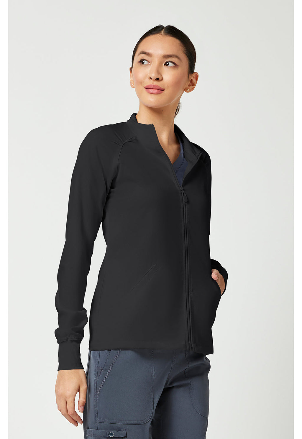 Touch MC7660 Women's Raglan Warmup Black