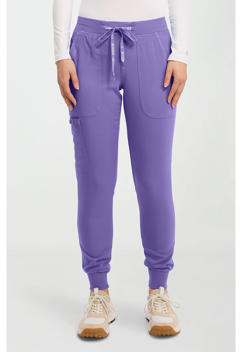 Touch MC7710 Women's Scrub Joggers Yoga Scrub Pants Electric Lavender
