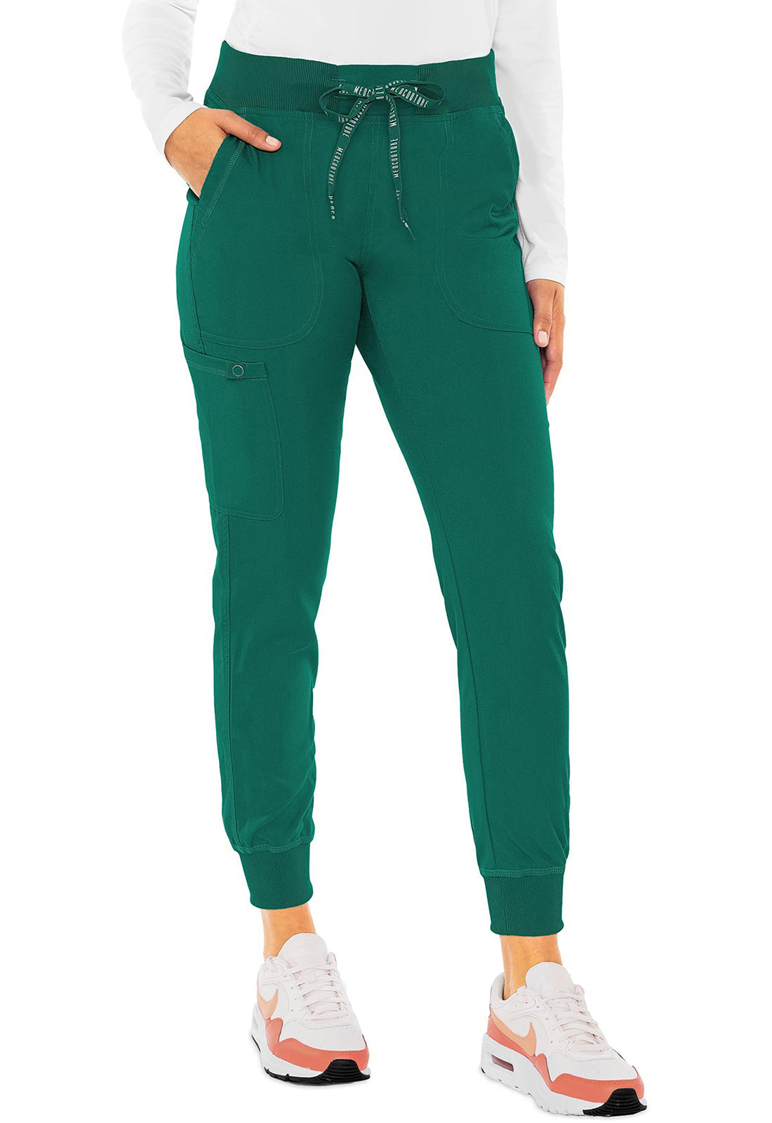 Touch MC7710 Women's Scrub Joggers Yoga Scrub Pants Hunter Green