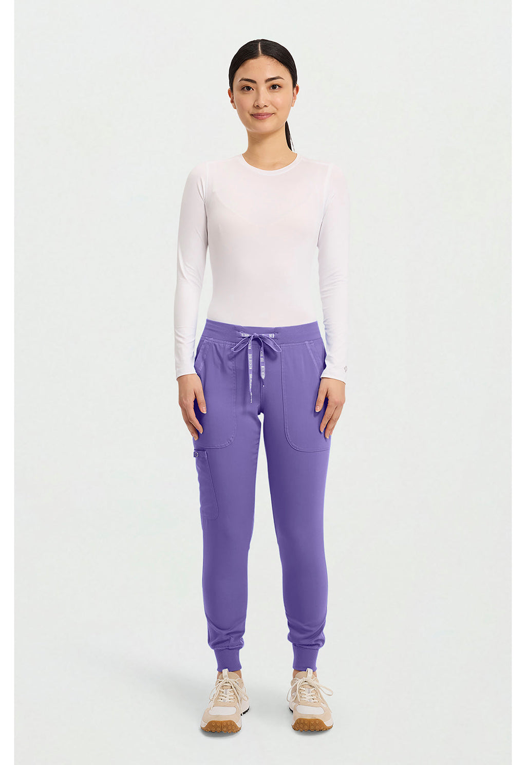Touch MC7710 Women's Scrub Joggers Yoga Scrub Pants Electric Lavender
