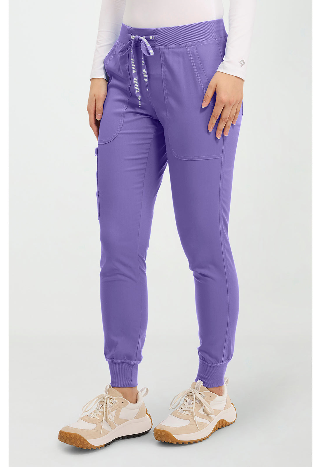 Touch MC7710 Women's Scrub Joggers Yoga Scrub Pants Electric Lavender