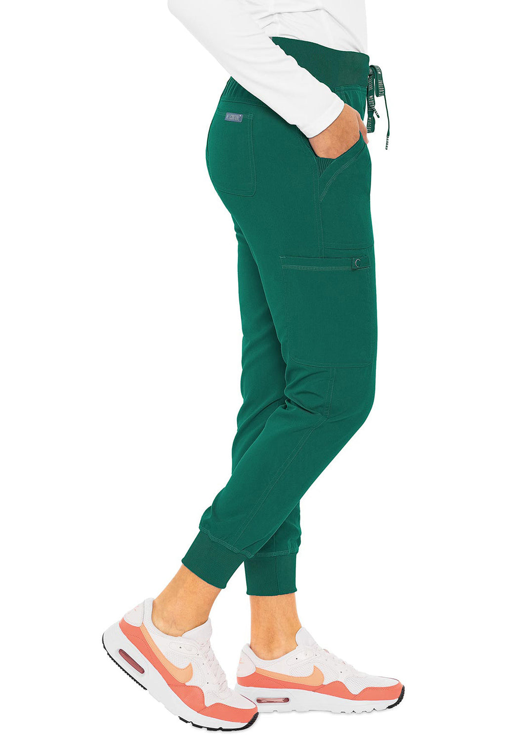 Touch MC7710 Women's Scrub Joggers Yoga Scrub Pants Hunter Green