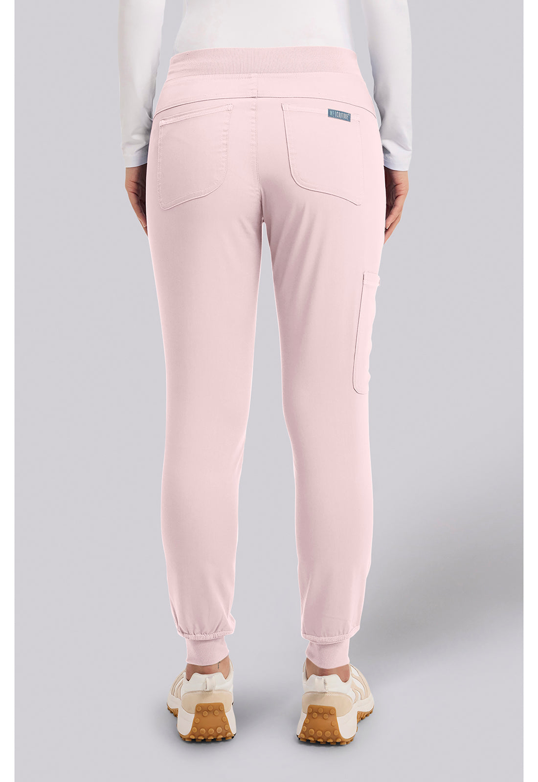 Touch MC7710 Women's Scrub Joggers Yoga Scrub Pants Ice Pink