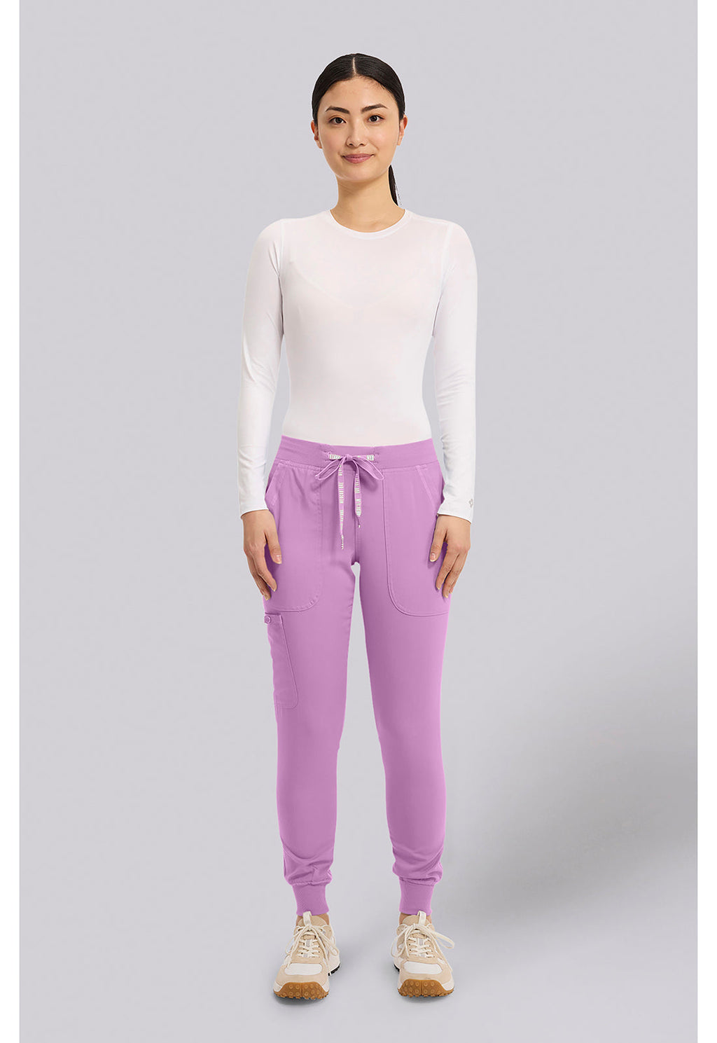 Touch MC7710 Women's Scrub Joggers Yoga Scrub Pants Lilac