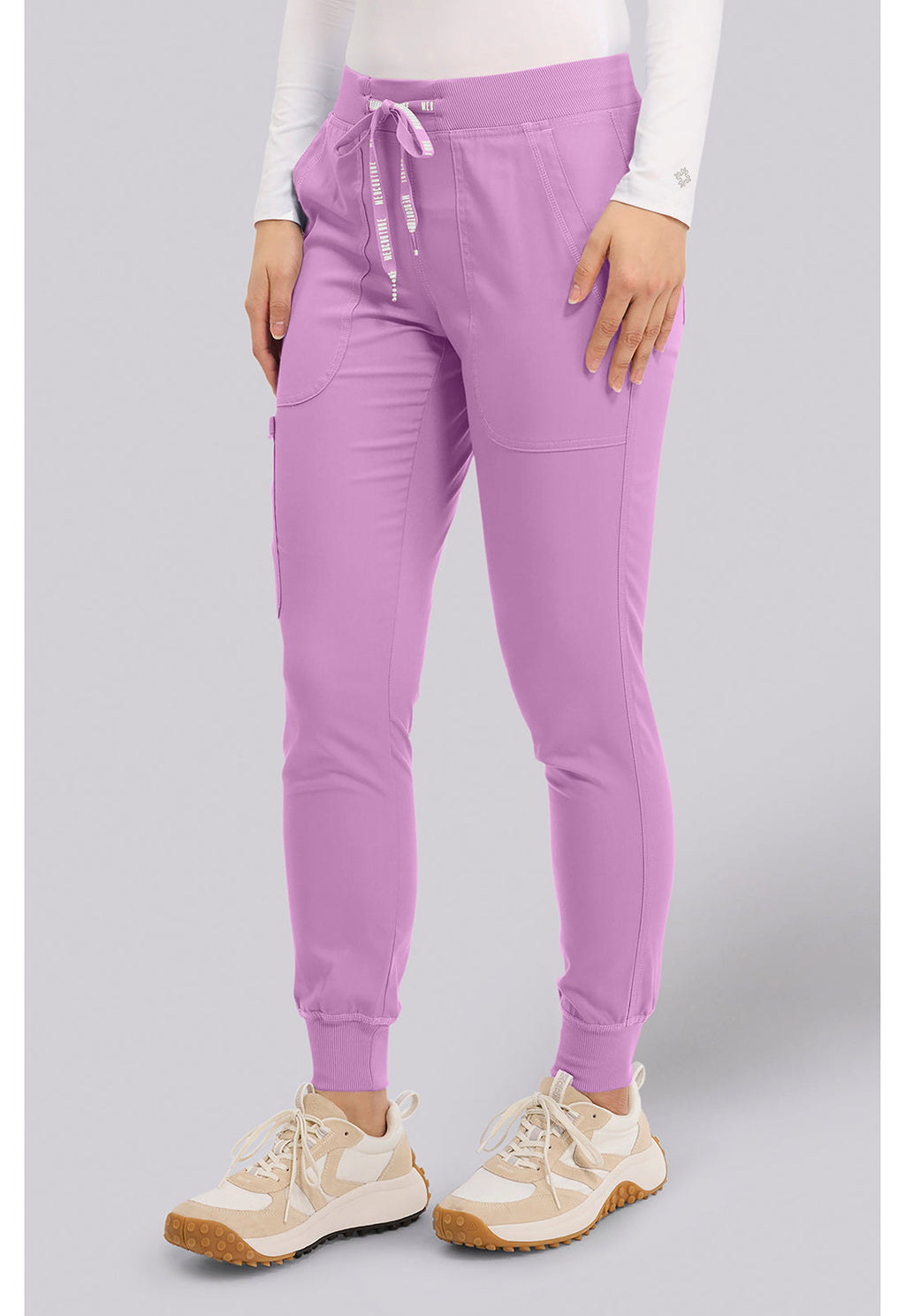 Touch MC7710 Women's Scrub Joggers Yoga Scrub Pants Lilac