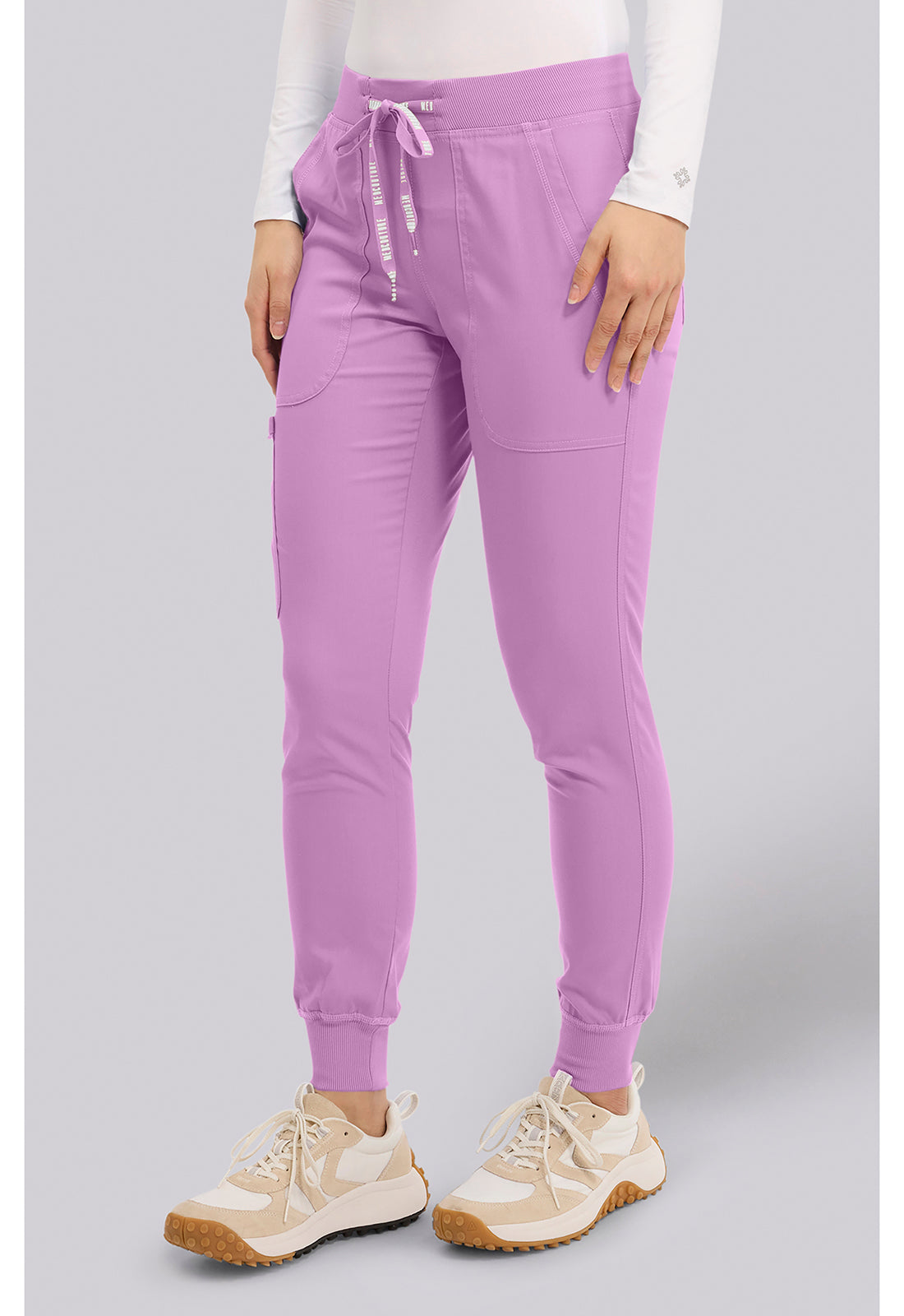 Touch MC7710 Women's Scrub Joggers Yoga Scrub Pants Lilac