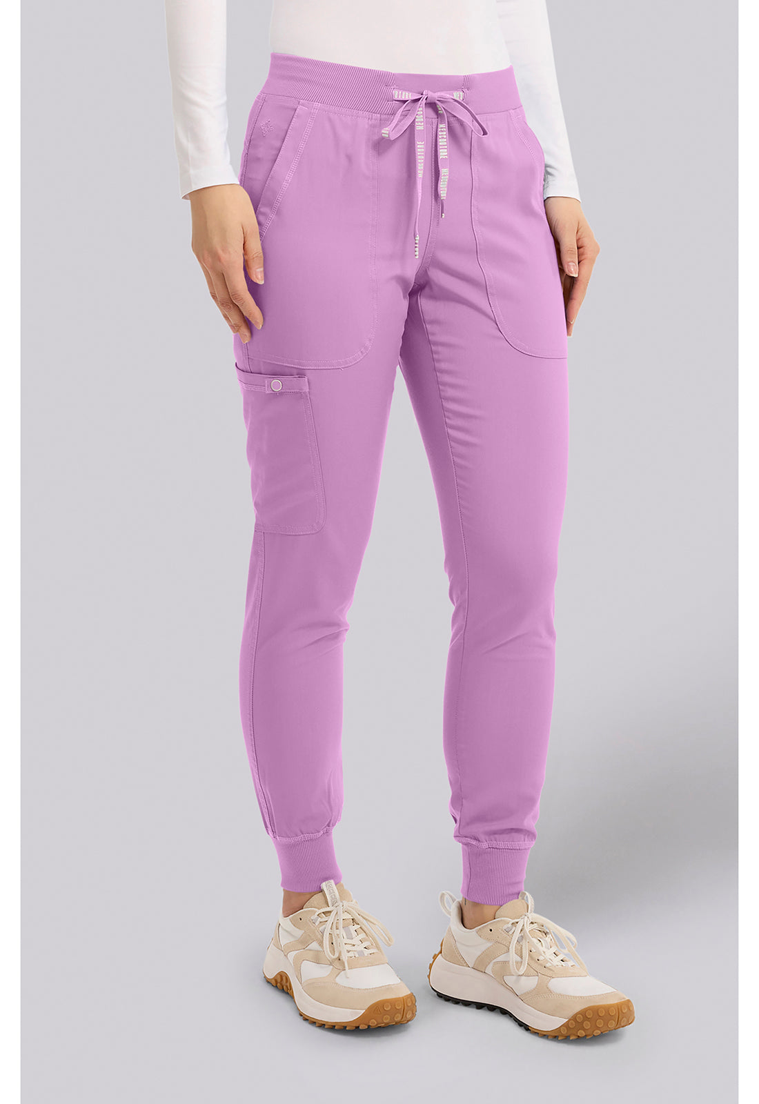 Touch MC7710 Women's Scrub Joggers Yoga Scrub Pants Lilac