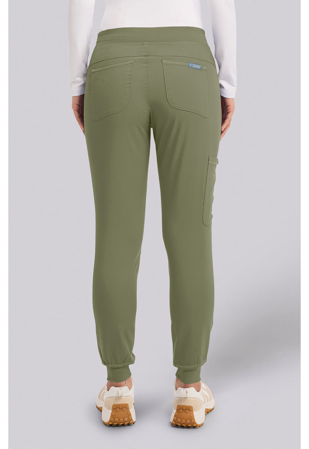 Touch MC7710 Women's Scrub Joggers Yoga Scrub Pants Olive