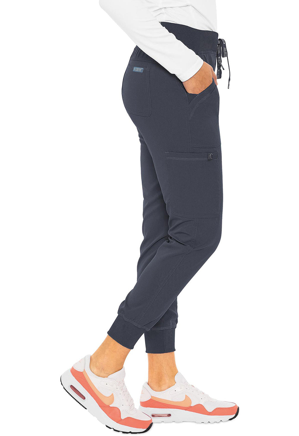 Touch MC7710 Women's Scrub Joggers Yoga Scrub Pants Pewter