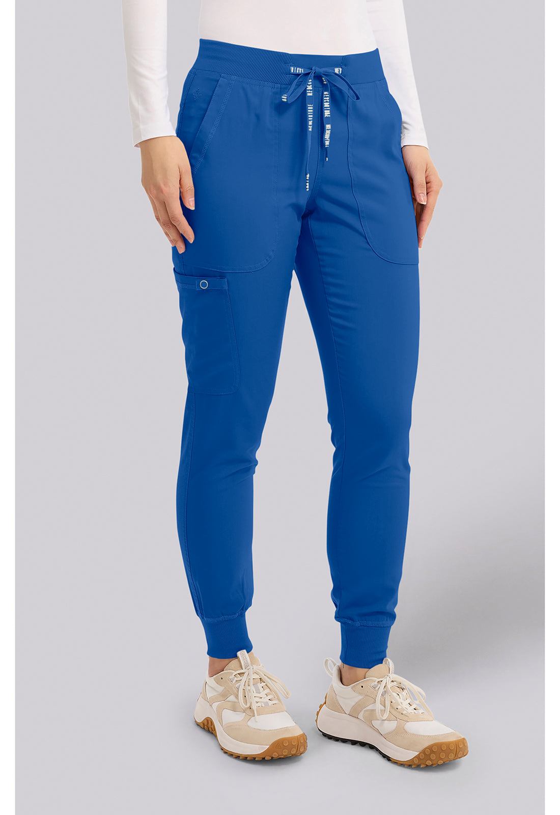Touch MC7710 Women's Scrub Joggers Yoga Scrub Pants Royal