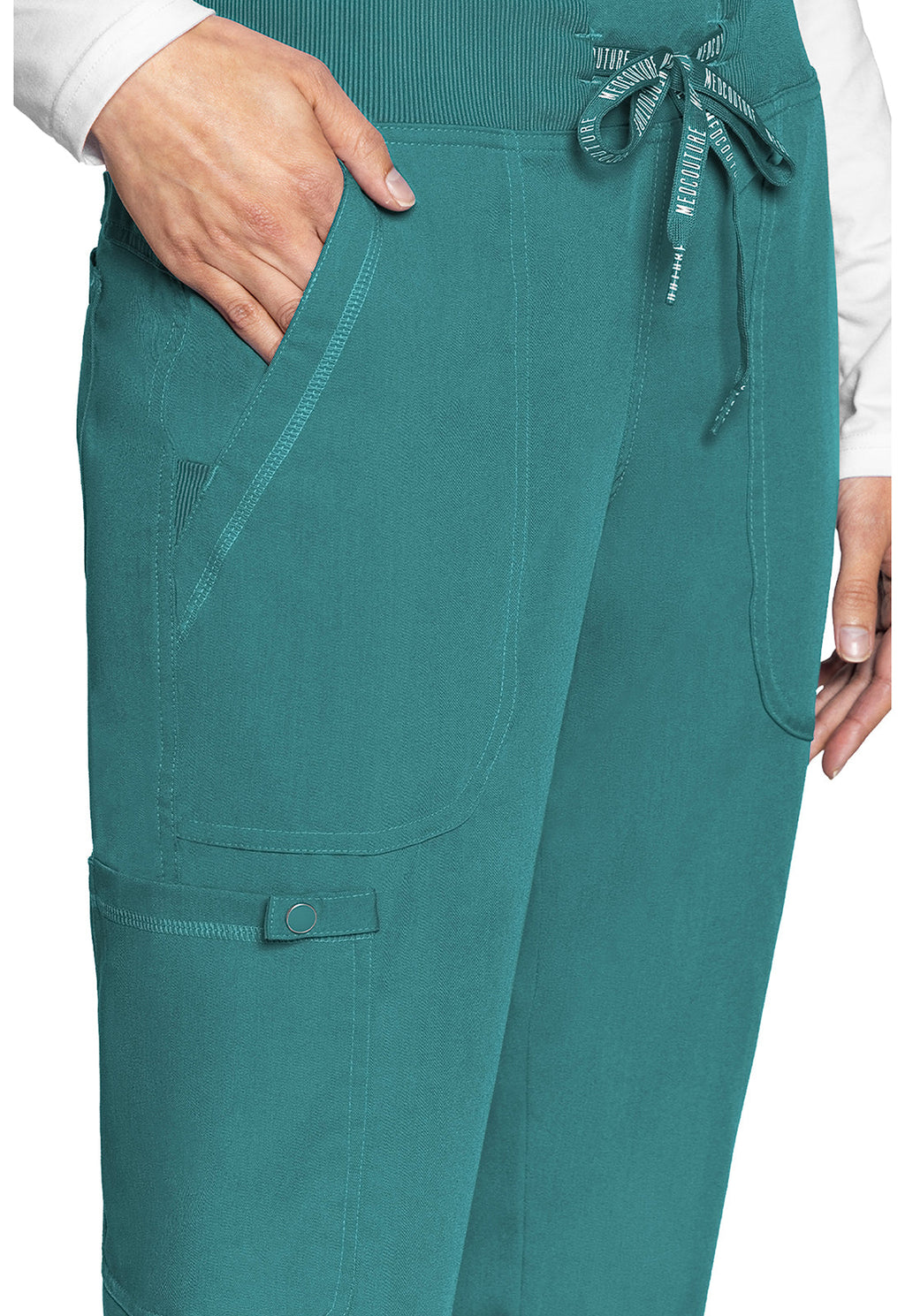 Touch MC7710 Women's Scrub Joggers Yoga Scrub Pants Teal