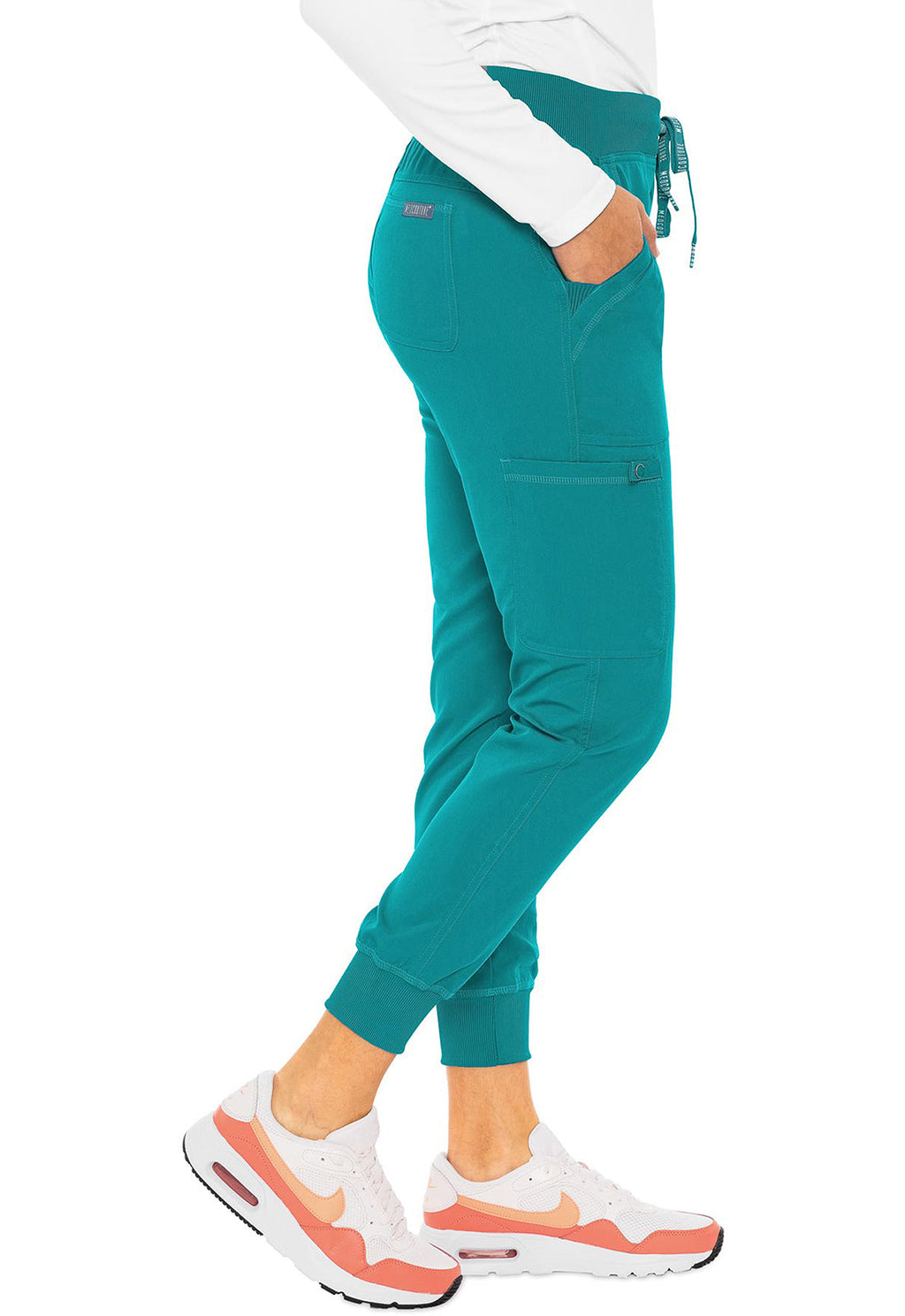 Touch MC7710 Women's Scrub Joggers Yoga Scrub Pants Teal