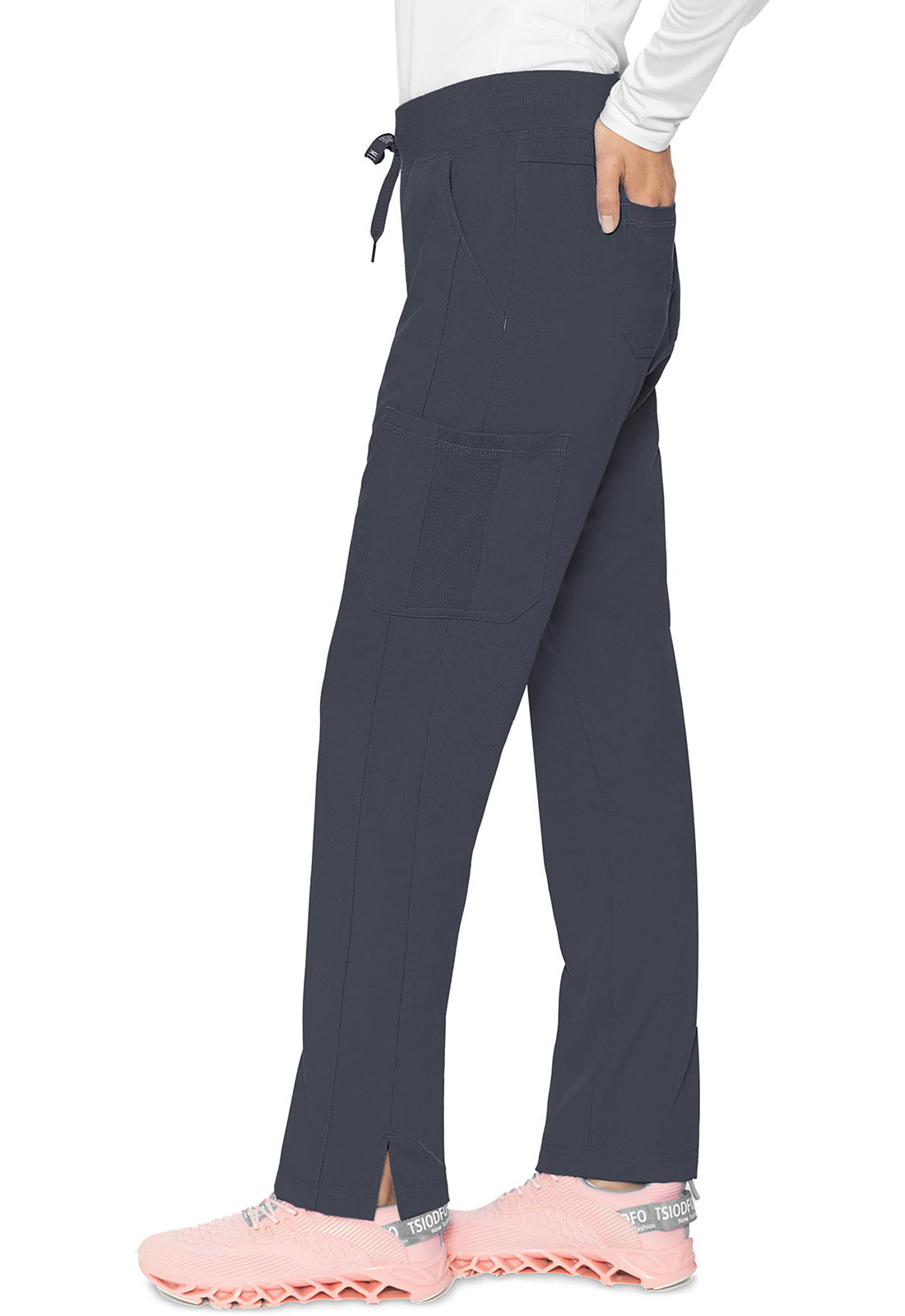 Touch MC7725 Jersey Waist Yoga Pants Pewter