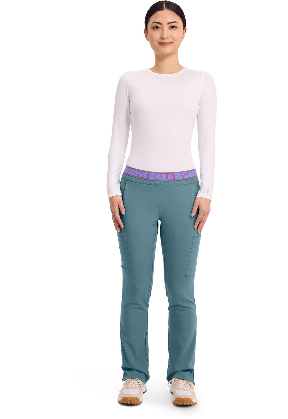 Touch MC7739 Yoga 2 Cargo Pocket Pants Blue Jean Baby