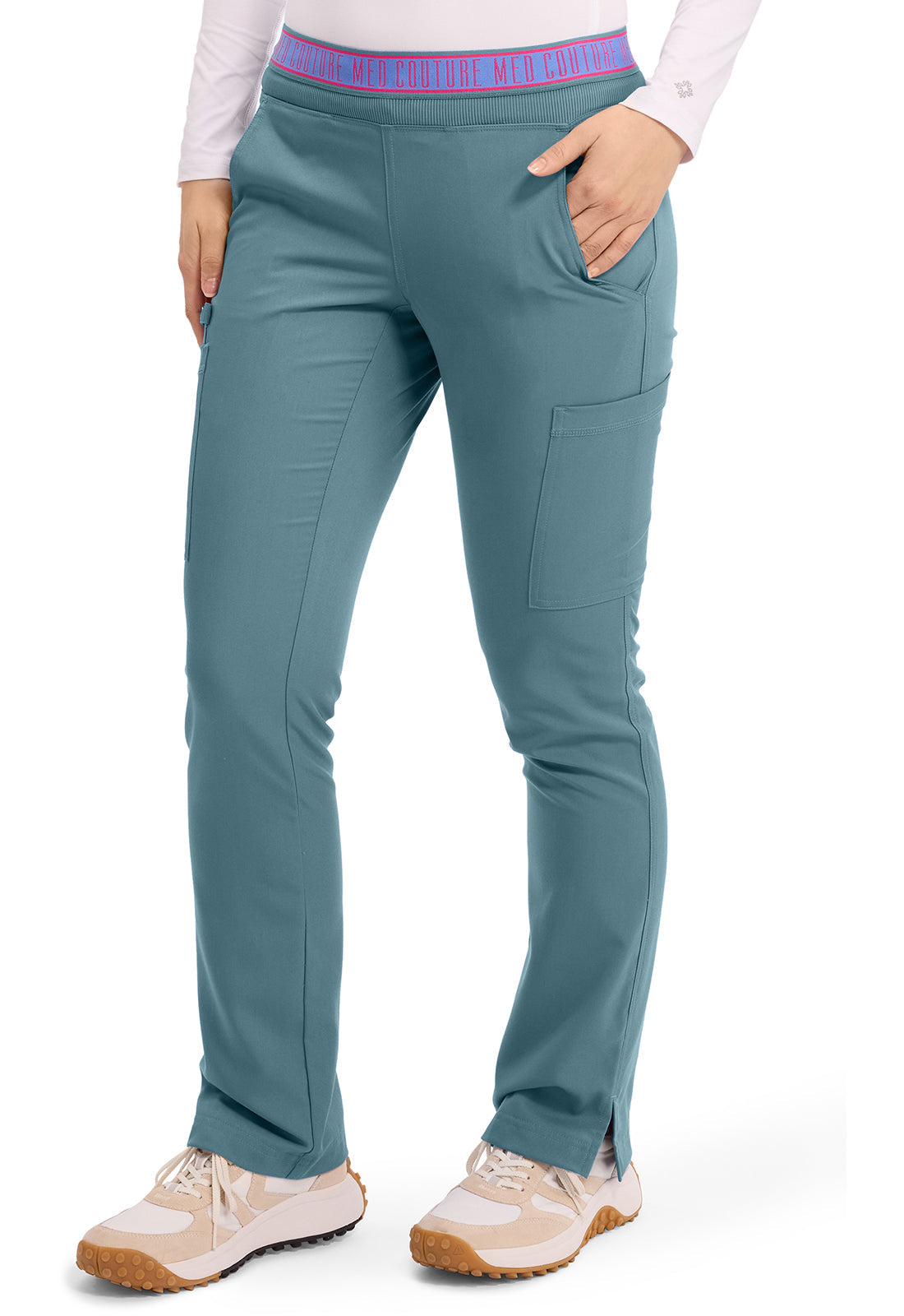 Touch MC7739 Yoga 2 Cargo Pocket Pants Blue Jean Baby