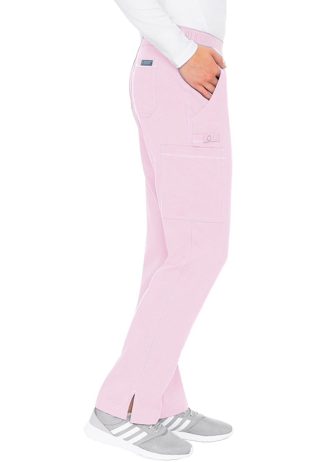 Touch MC7739 Women's Yoga 2 Cargo Pocket Scrub Pants Ice Pink