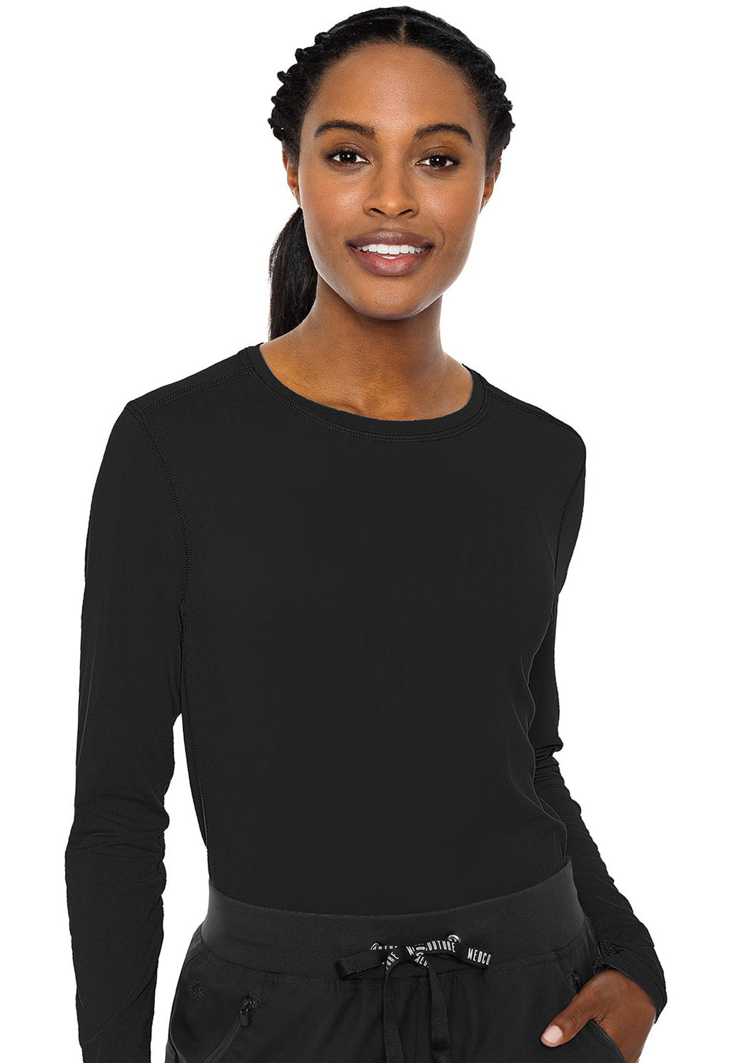 Layers MC8499 Women's Performance Knit Tee Black