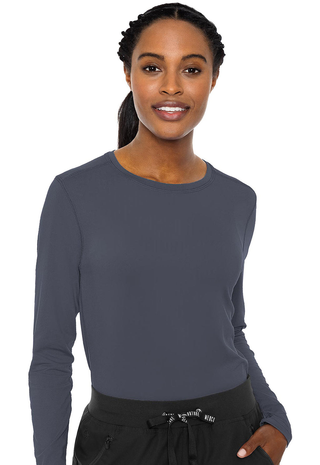 Layers MC8499 Performance Knit Tee Pewter